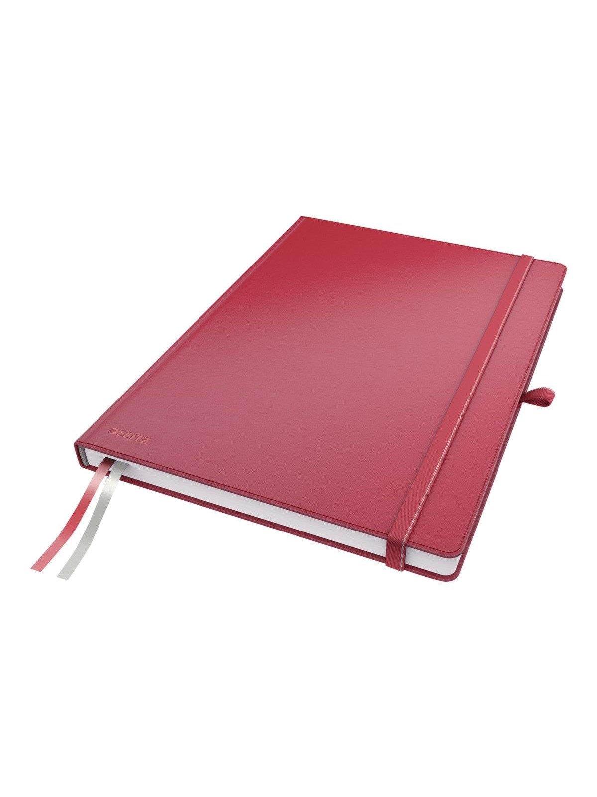 Leitz Complete Notizbuch A4 liniert mit festem Einband Rot