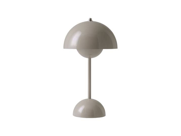 &tradition - Lampe sans fil rechargeable FlowerPot - Beige - Polycarbonate - Designer Verner Panton