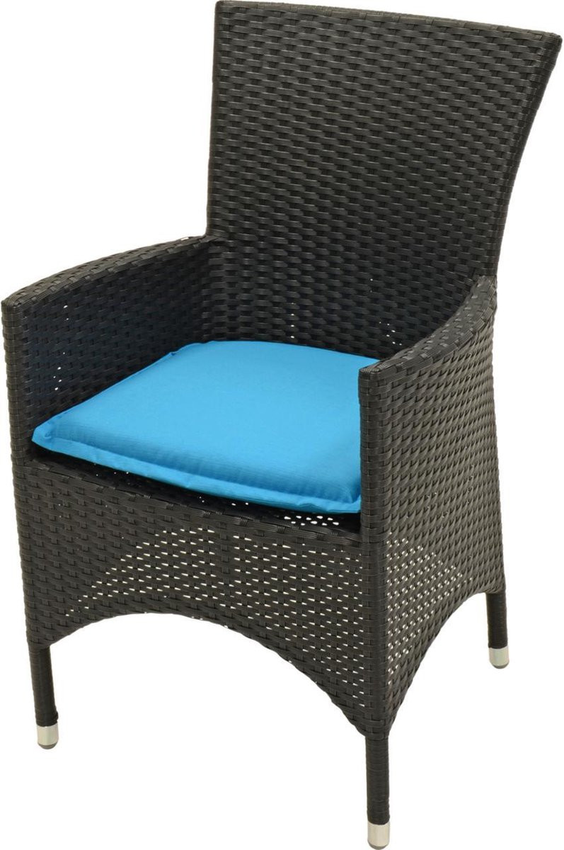 Lesliliving Sunburst Boston zitkussen - Blauw