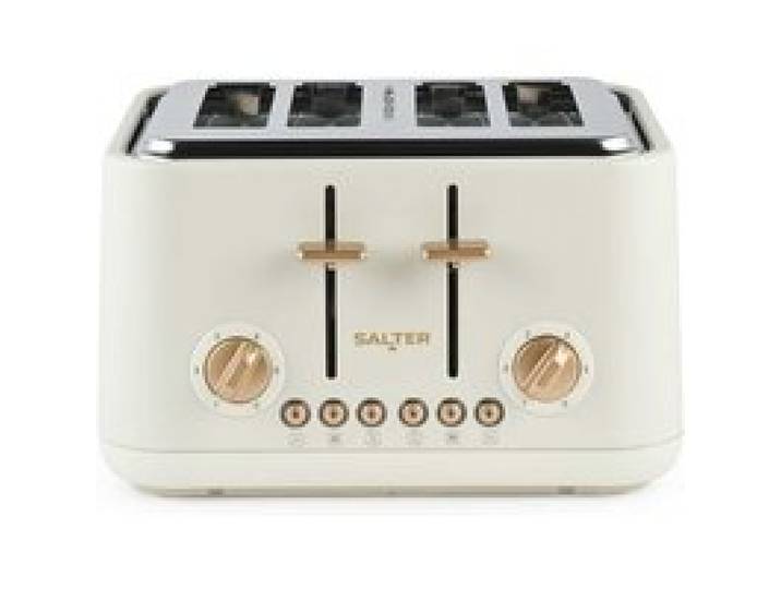 Grille-pain Russell Hobbs Pebble 4 tranches fentes larges et finition couleur pierre design moderne