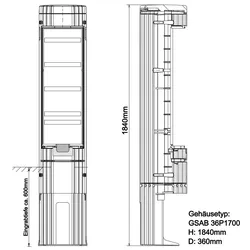 GSAB Elektrotechnik Poller 36P1700K5FP