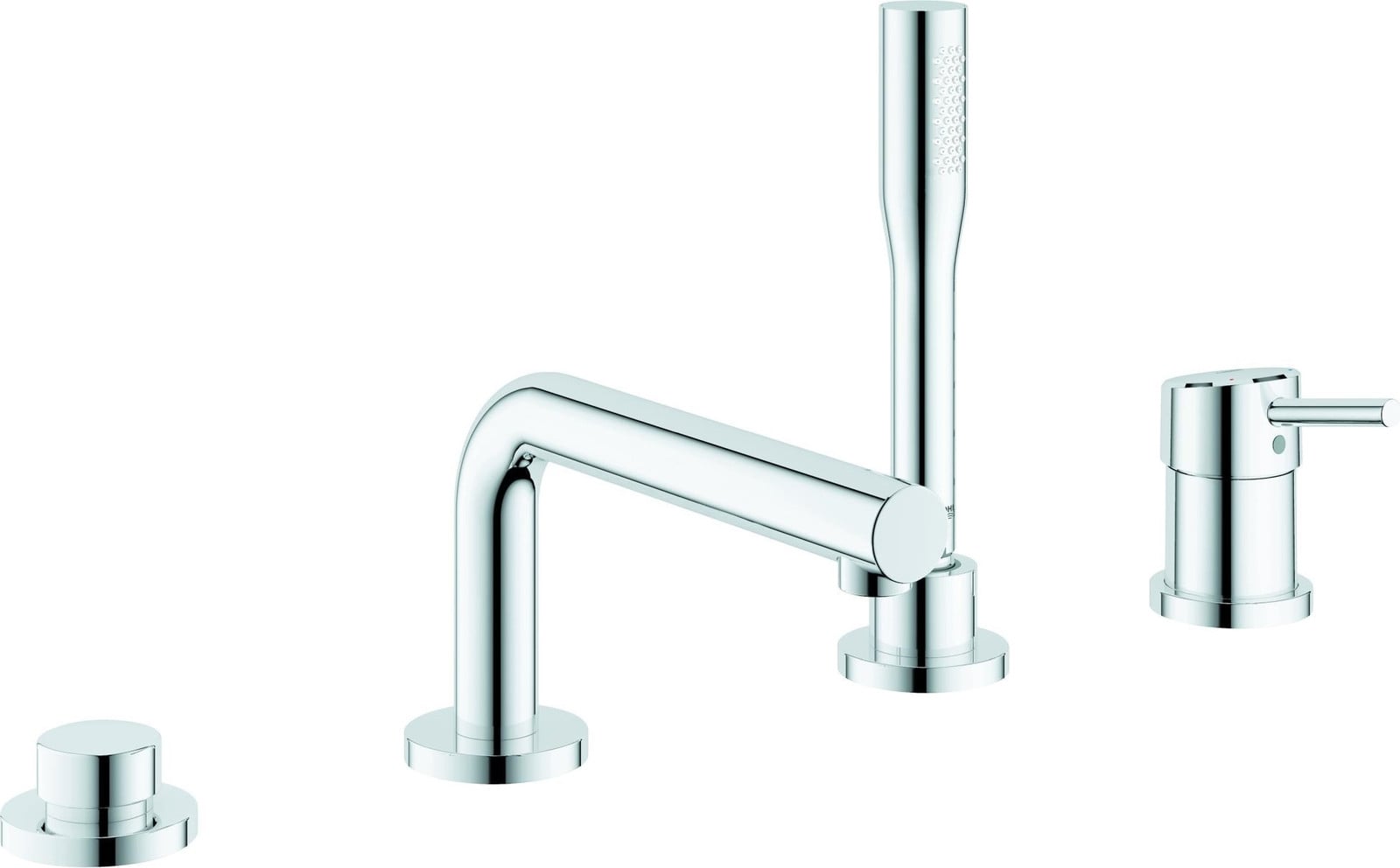 GROHE Concetto doucheset met vier aansluitingen en één handbediening