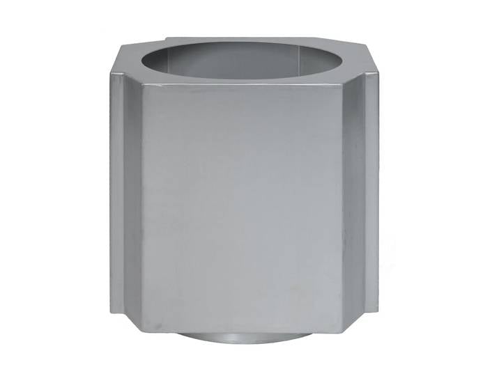 Louise Roe Funki Topf L 52 cm Brushed Aluminium
