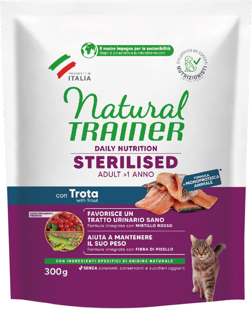 Natural Trainer Cat Sterilised Trota 300G