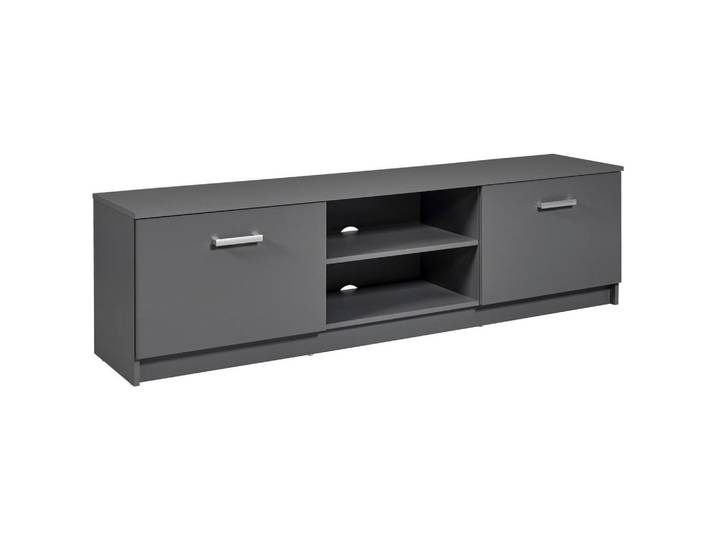 Mid.you Tv-Element, Graphit, 1 Fächer, 180x50.8x40 cm, Wohnzimmer, TV Möbel, TV-Racks