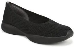 Women's Unity Skimmer Flat by Bzees for LifeStride in Jet Black (Size 10 M)