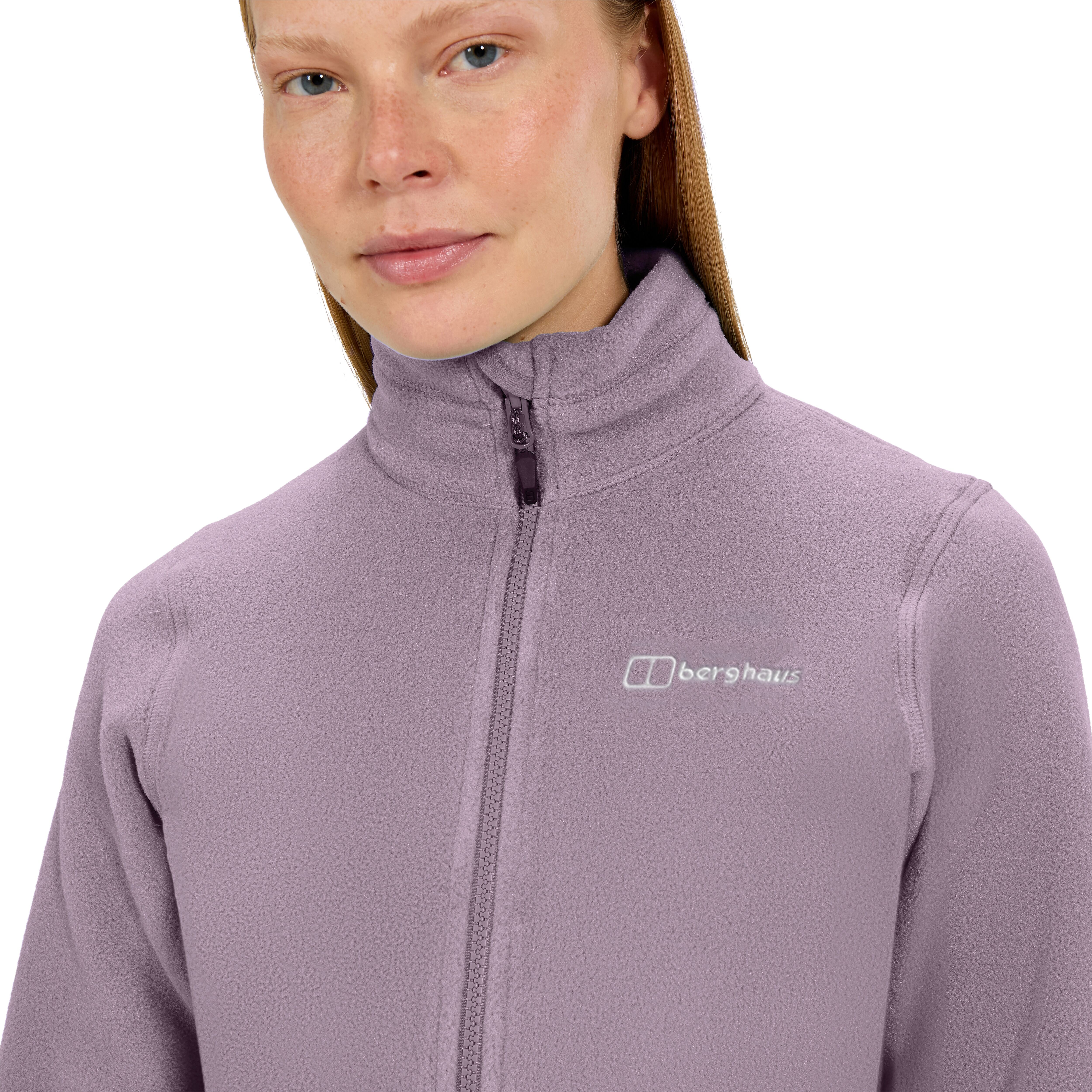 Fleecejacke BERGHAUS "PRISM PT IA FL JKT AF", Damen, Gr. S, lila (alpine haze), Fleece, Obermaterial: 100% Polyester, normal, Jacken Fleecejacke, durchgehender Reissverschluss, atmungsaktives Material, wasserabweisend alpine haze S