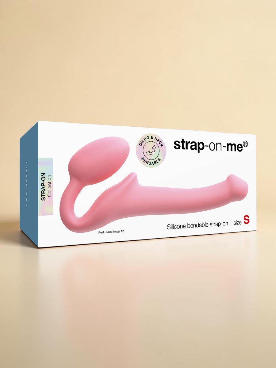 Strap-On-Me Strap-on dildo semi-réaliste taille S rose