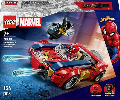 76336 LEGO MARVEL SUPER HEROES Spider-Man Auto vs. Venomized Wolverine (76336)