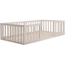 roba Bodenbett 70x140 cm, beige