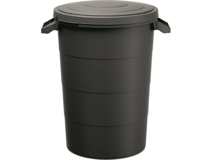 Prosperplast Keden SMOOTH - Afvalbak / Prullenbak - 80L - Zwart