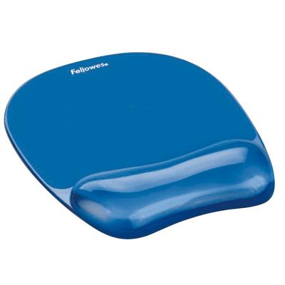 Fellowes Crystals Gel PU (Polyurethan) Mauspad Blau