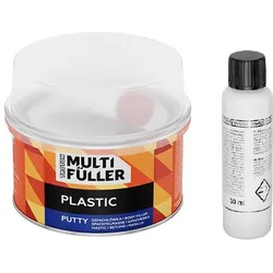 Troton Multi Füller Kunststoff Universal Spachtel mit Härter Schwarz 400gr