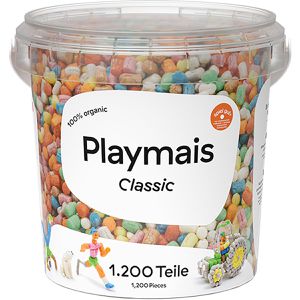 Playmais Bastelset 160977.6 Classic 1200, 1200 Teile, im Eimer, ab 3 Jahre, 1200 Stück