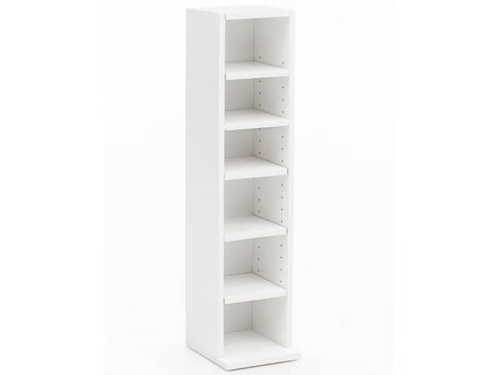 FineBuy Bibliothèque 21x25 5x91 cm avec 6 Compartiments Étagère Étroite