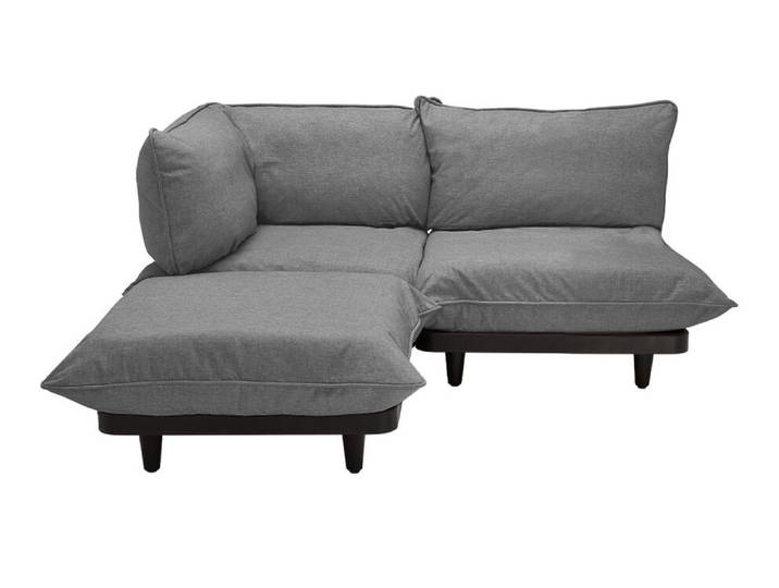 FATBOY canapé d'extérieur PALETTI SET MEDIUM (Rock Grey, Left - Polypropylène et oléfine)