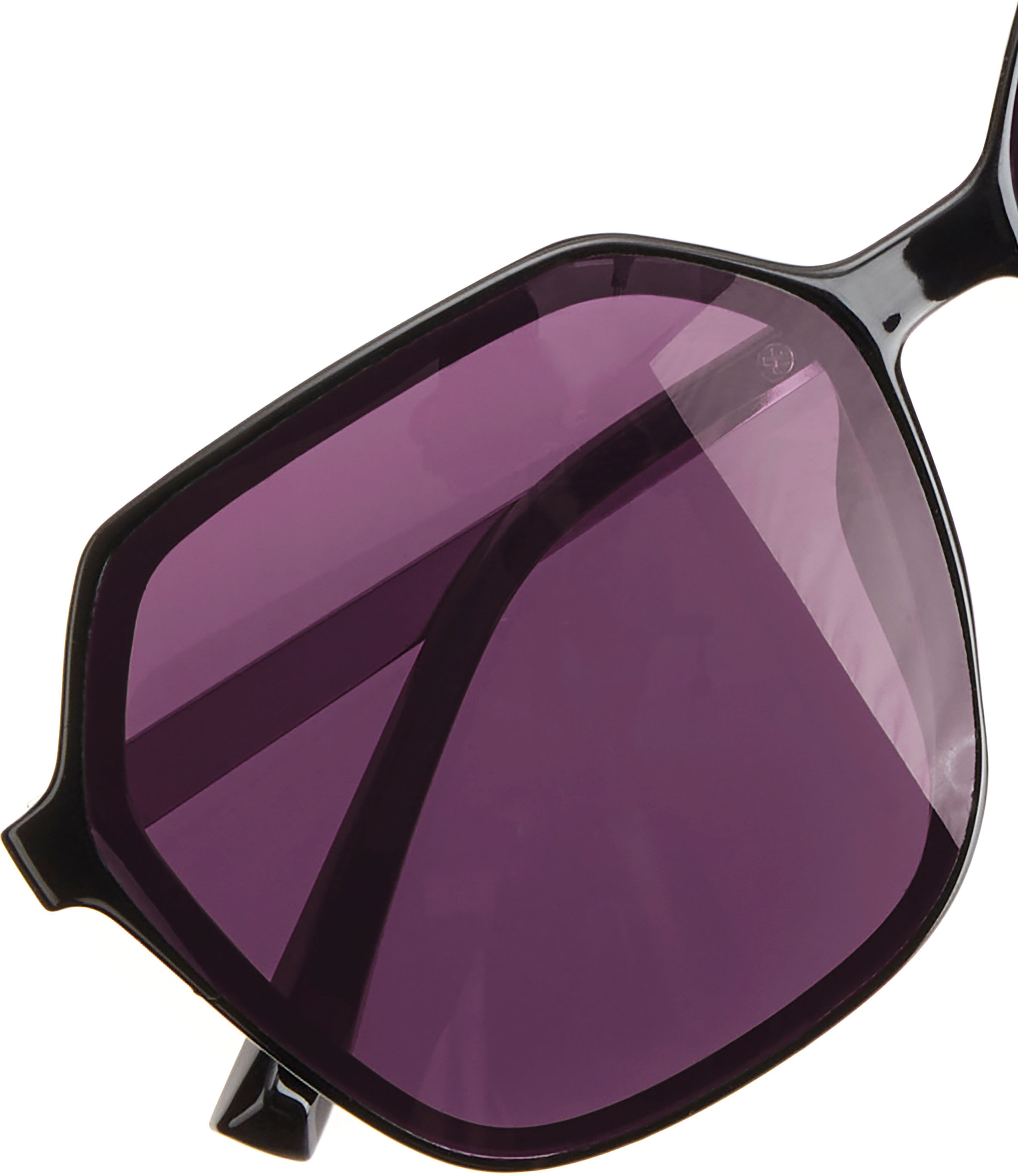 Sonnenbrille LASCANA, Damen, schwarz, lila, Sonnenbrillen Sonnenbrille, Trendy Sonnenbrille mit UV Schutz, große Damenbrille, Sonnenschutz