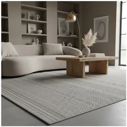 Outdoorteppich VENTOUX, im Ethno-Stil, Grau, 160 x 230 cm