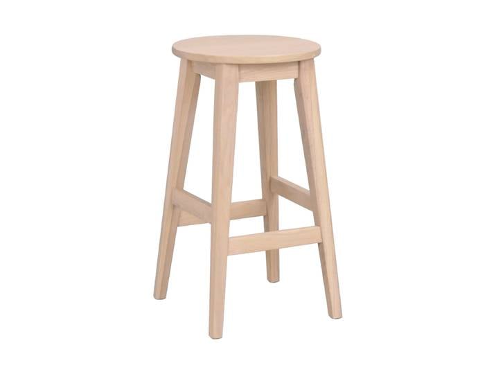 Hochwertiger Barhocker „Austin“ aus massiver Eiche Eiche hell Rowico