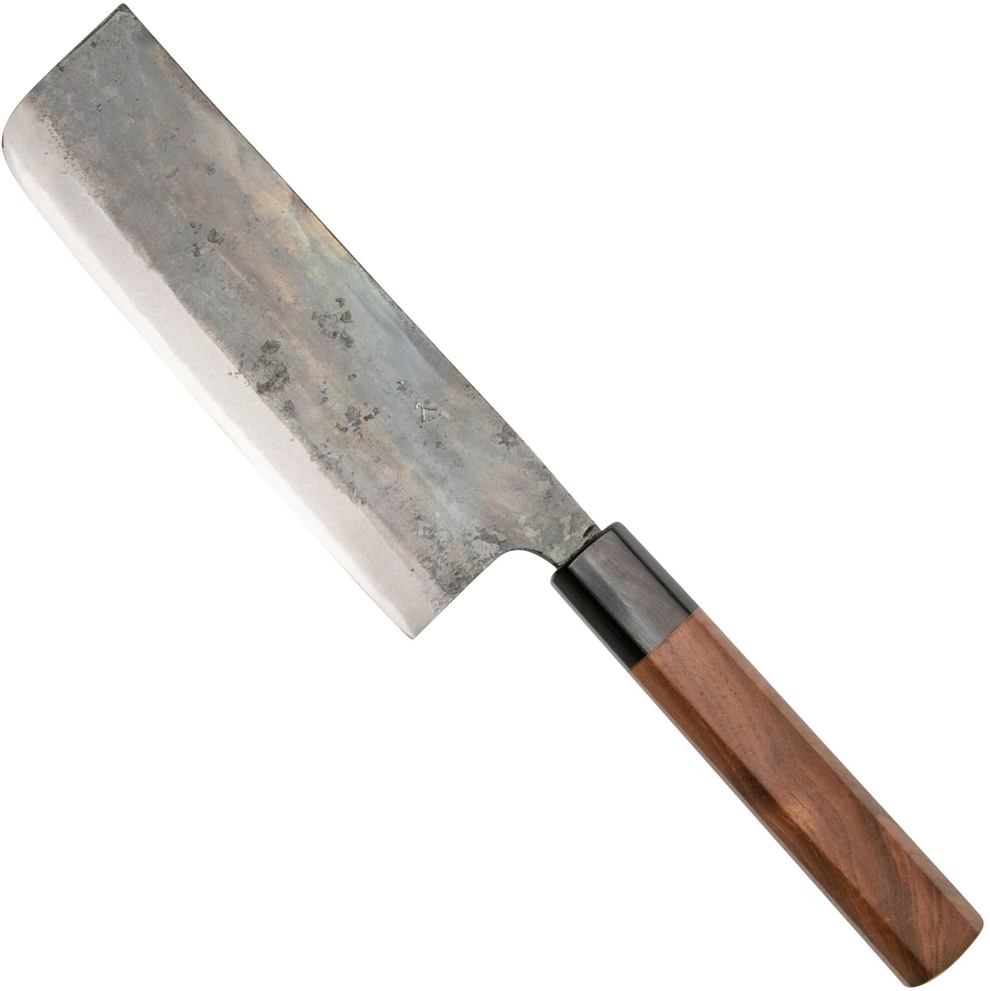 Nóż wa-santoku Sakai Takayuki Blue 2 Kurouchi 01173, 17 cm
