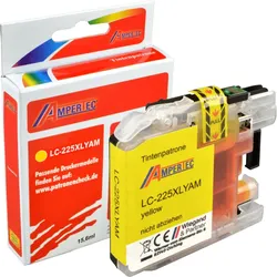 Ampertec Tinte kompatibel mit Brother LC-225XLY  yellow