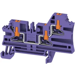 Weidmüller Klemme, PUSH IN, violett AL3C 2.5 VT