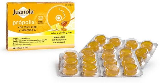 JUANOLA Pastillas Própolis Sabor Limón 48 Gr
