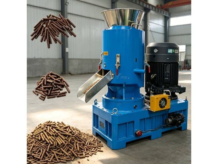 Machine à granulés personnalisée, presse à granulés de bois et de biomasse, haute production, durable, électrique 220V pour la production de combustible