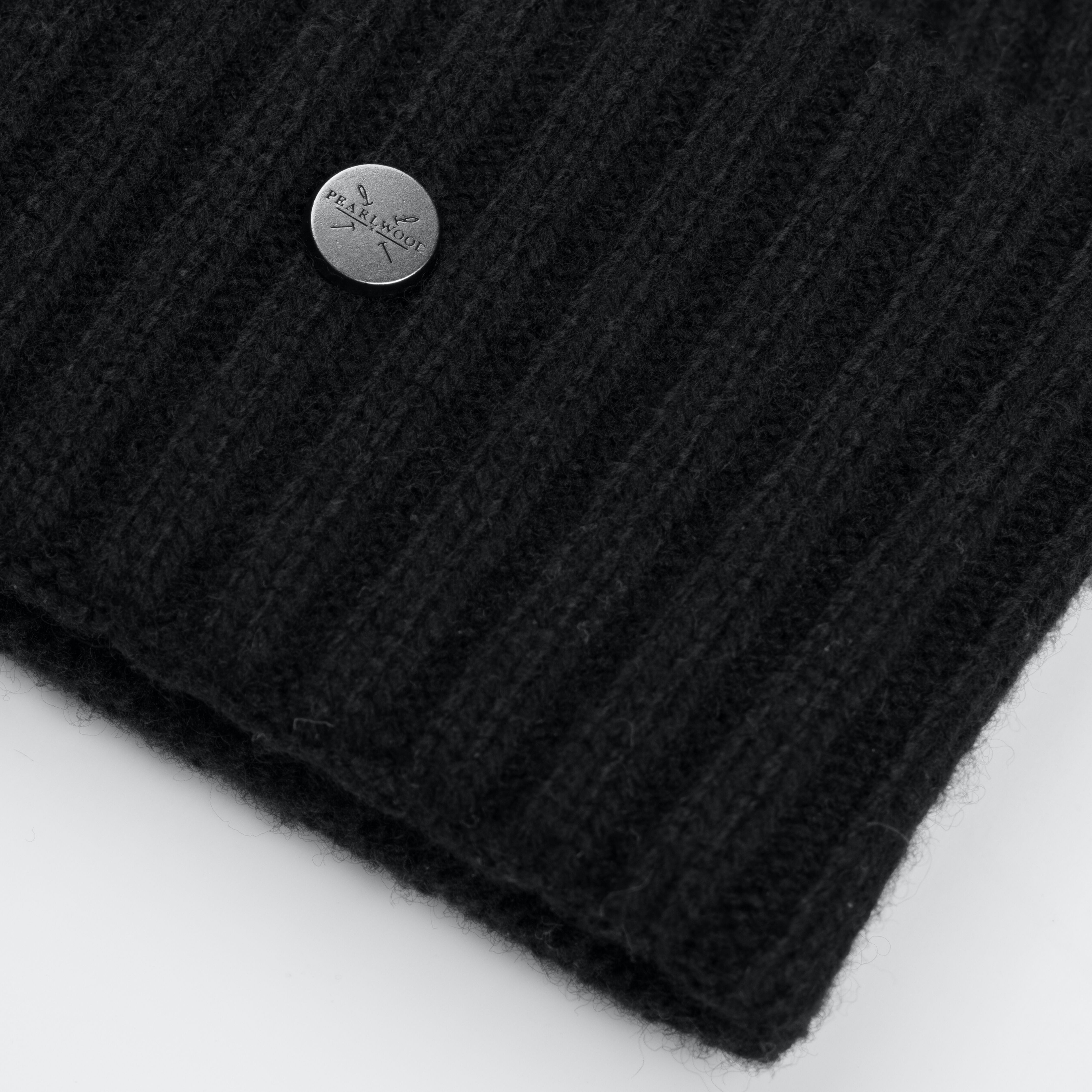 Strickmütze PEARLWOOD "STEN", Herren, schwarz, Materialmix, Mützen Strickmütze, sportive und moderne Passform schwarz Einheitsgröße