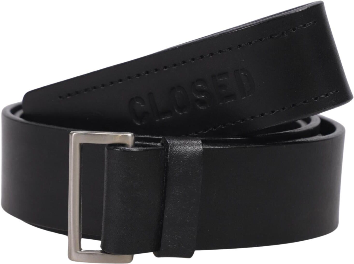 Closed Herren Gürtel, Schwarz, Gr. 100, Leder - Second Hand