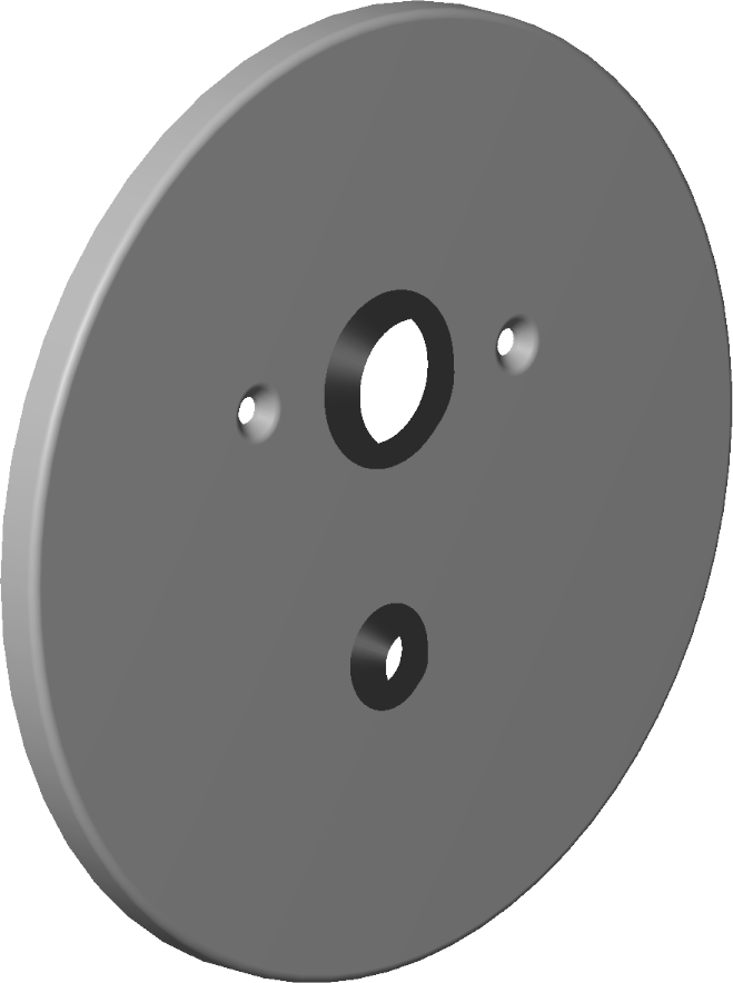 Dornbracht plaque de recouvrement 90110108700-00 chromé