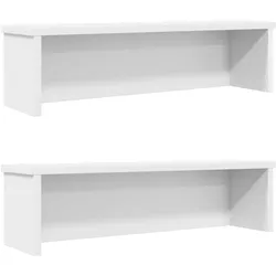 vidaXL Doris (2 Stück), Küchen Organizer, Weiss