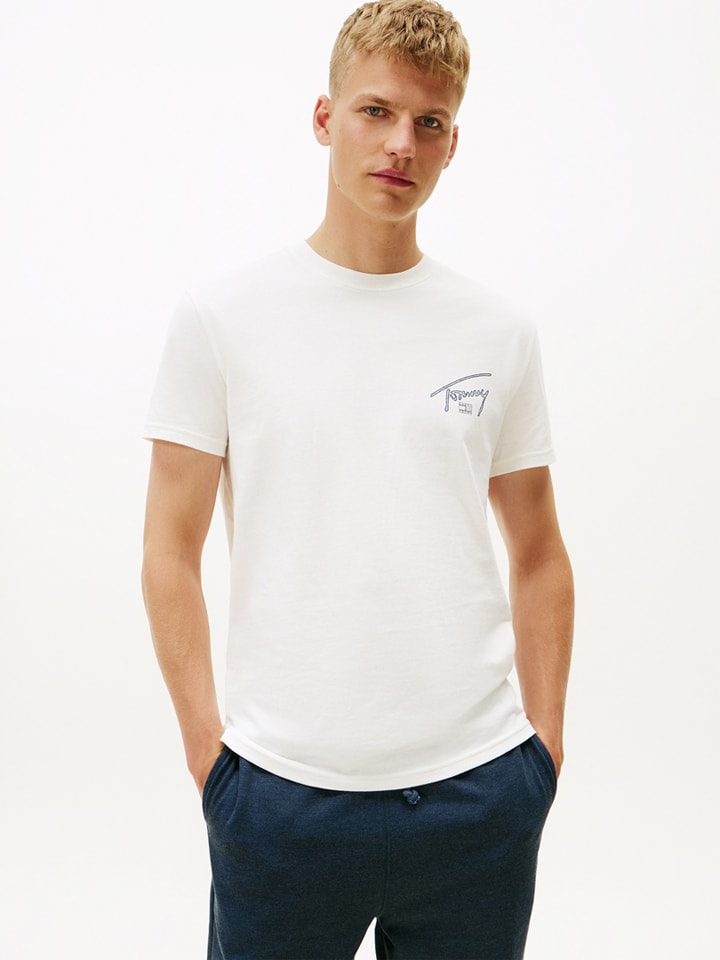 TOMMY JEANS Shirt in Weiß - 3XL