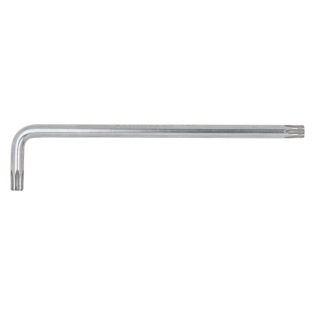 KS Tools EDELSTAHL TX-Winkelstiftschlüssel mit Bohrung, lang, TB25 (964.0604)