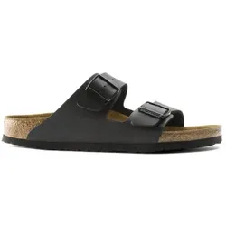Birkenstock Unisex. 51791 Sandalen Arizona Birko-Flor (Normale Passform) schwarz (40), Wohnung, Keine, Lässig