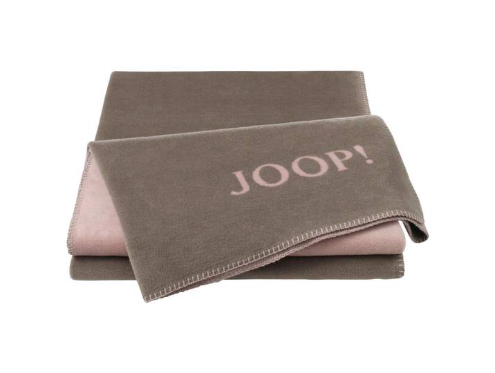 Joop! Decke, Creme, Graubraun, 40x60 cm, Heimtextilien, Wohntextilien, Decken, Kuscheldecken