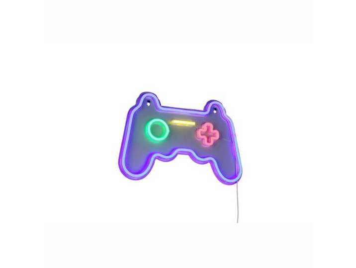 Reality Leuchten R23741100 Applique murale Gamer en plastique transparent avec connecteur USB-C