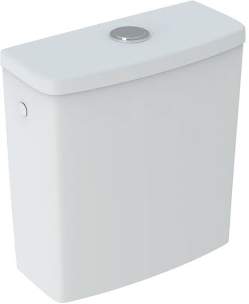 Geberit Renova  Spülkasten 227780600 Aufputz, 2-Mengen-Spülung, Wasseranschluss seitlich, weiß KeraTect