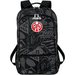 JAKO Fanartikel Mainz 05 Rucksack Tropicana, Größe ONE SIZE in Schwarz Schwarz