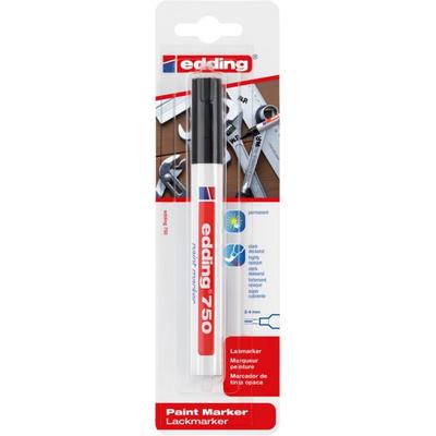 Edding 750 Paint Marker 4-750-1-4001 Lackmarker Schwarz 2 mm, 4mm