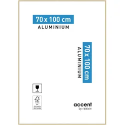 Nielsen Aluminium-Bilderrahmen Accent  Gold / 70 x 100