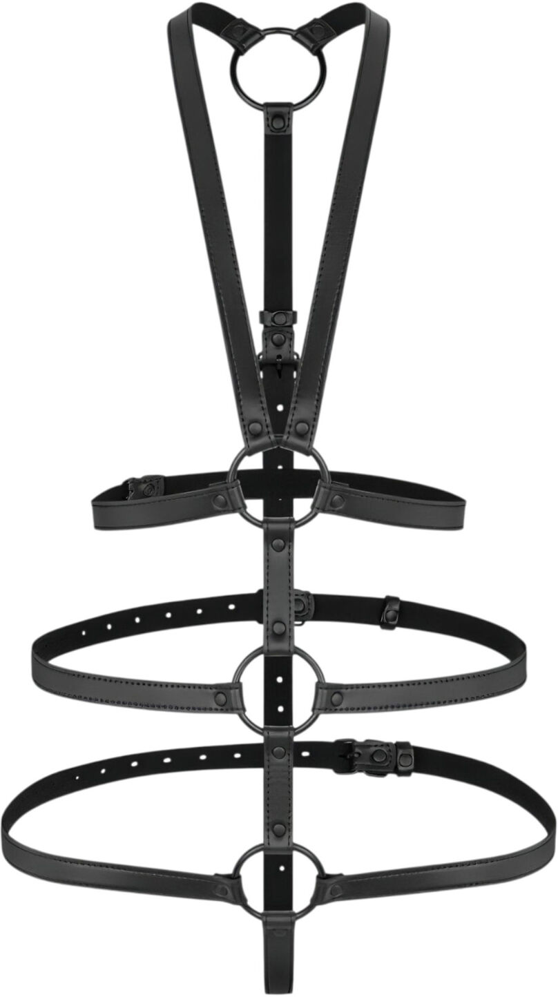 Bedroom Fantasies - Bondage Harness - Justerbar - Sort
