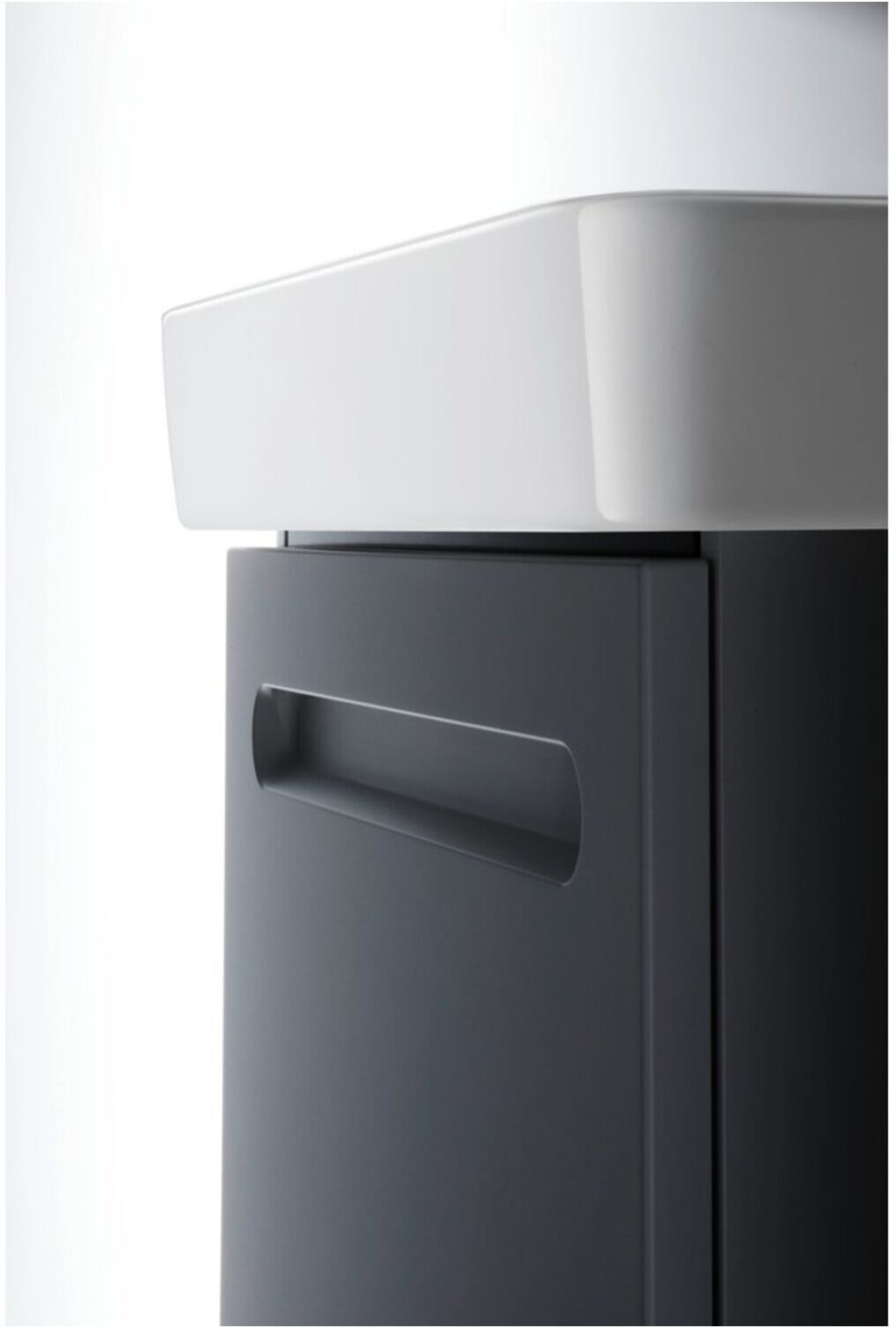 Duravit Möbel-Set No. 1 60cm, Anschlag links, Graphit Matt (N10165L49490000)