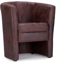 Sessel BAKIRA (BHT 73x78x60 cm) - braun - BHT 73x78x60 cm