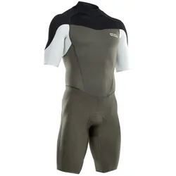 ION ELEMENT 2/2 BACK ZIP Shorty 2022 dark olive/white/black - S