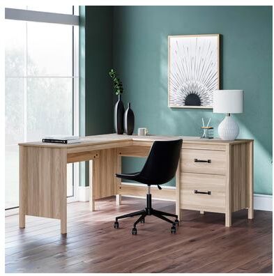 Signature Design by Ashley Battelle Brown Home Office Desk with Return