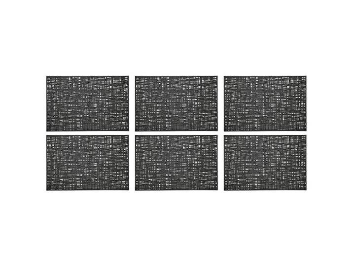 Zeller 27005 Platzset Scribble, Kunststoff, schwarz