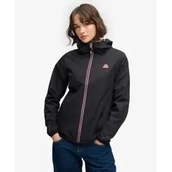 Superdry für Damen. W5012075A Jacke Windbreaker Essential TRI schwarz (XXS), Lässig, Recyceltes Polyester
