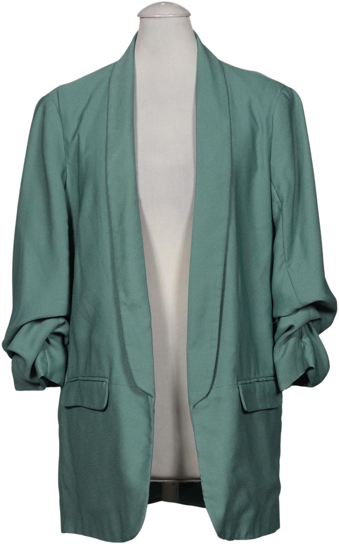 Stradivarius Damen Blazer, Grün, Gr. XS, Synthetik - Second Hand