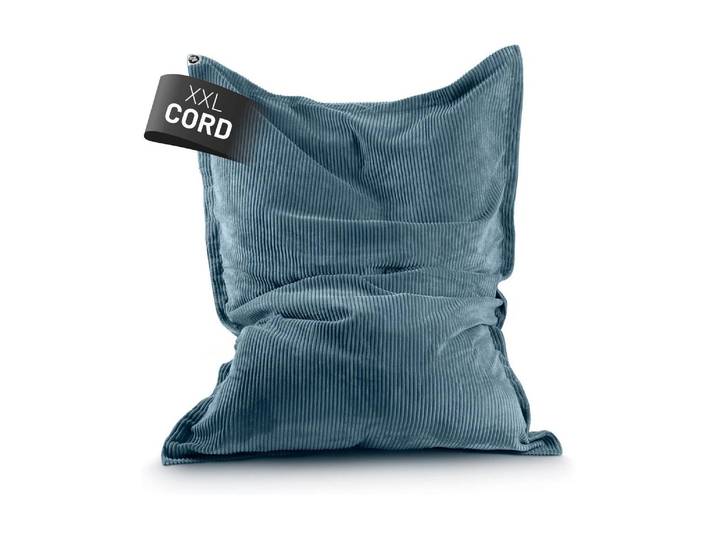 Sitzsack LUMALAND Cord 380 l , blau, B:140cm T:180cm, Polyester, Sitzsäcke, Sitzsack, Sitzsack für Innen